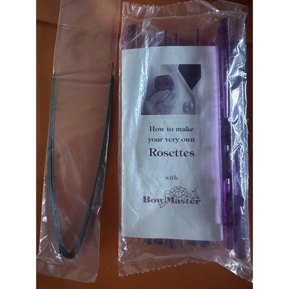 BowMaster Bow Maker Kit w VHS Instruction Video Book Ribbon Tool Craft Set - Picture 3 of 8